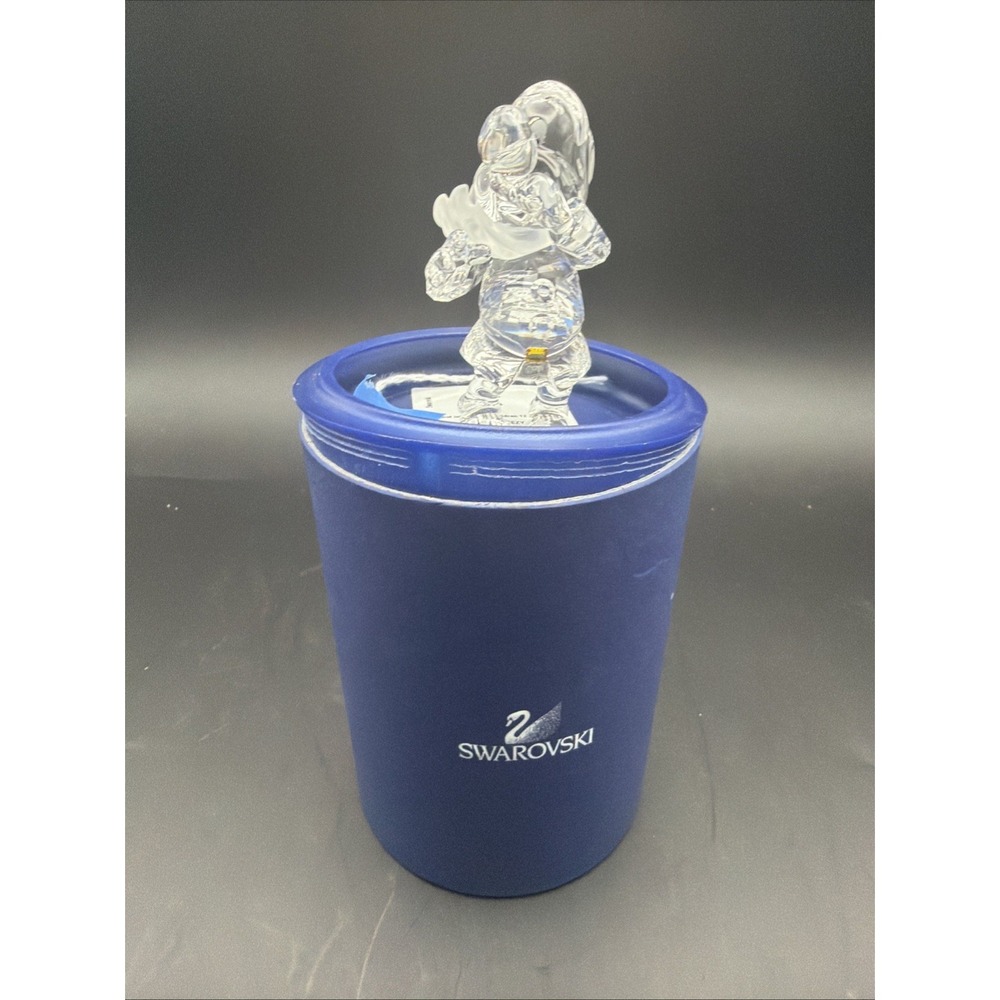 Swarovski Disney Sneezy Snow White Dwarf 1011835 Crystal Figurine Box And Coa